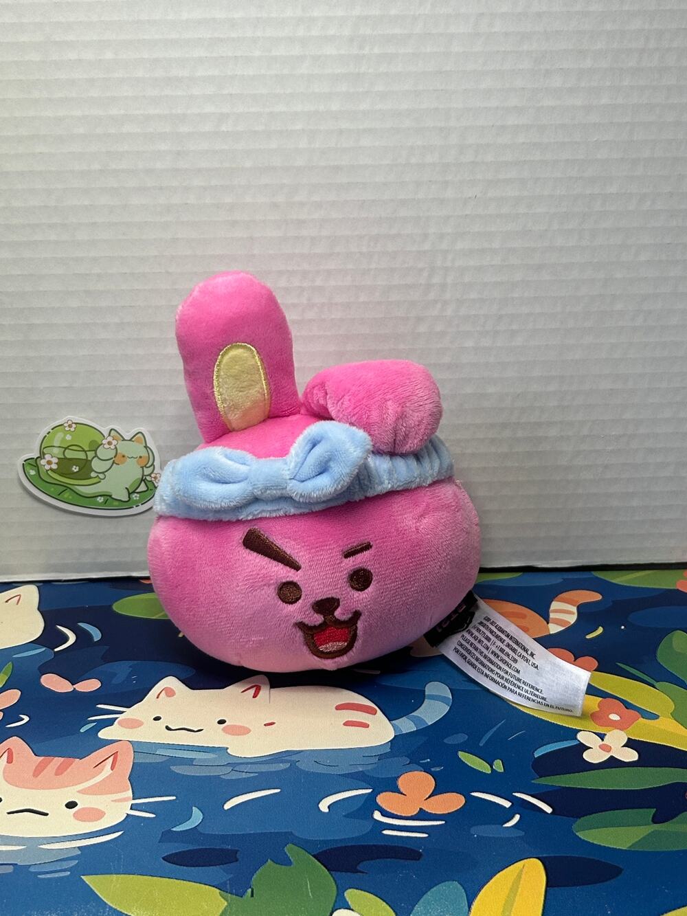 BT21 Cooky Bon Pink BUNNY RABBIT Headband Friends Plush Stuffed Animal Toy Doll